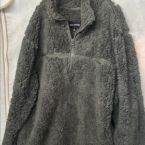 Zenana Outfitters 1X quarter zip sweater